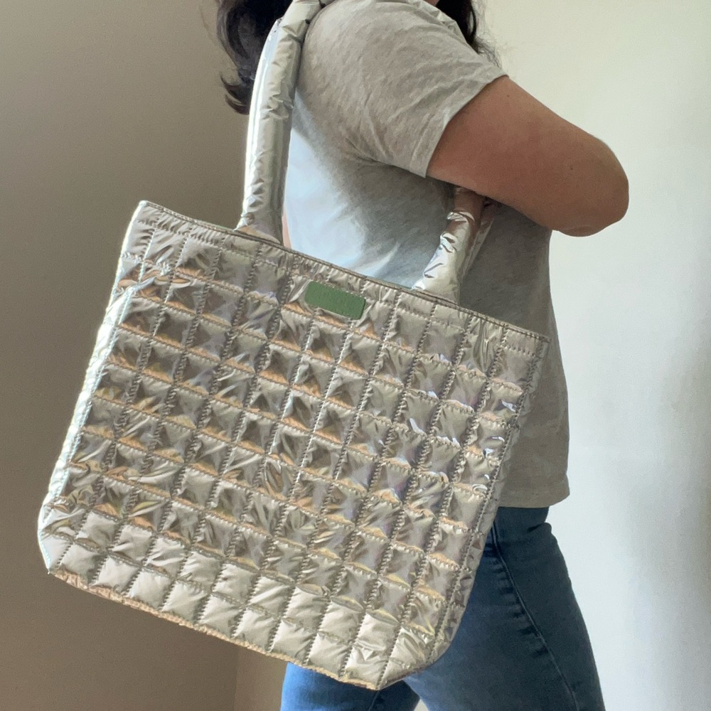 Clinique Metallic Tote